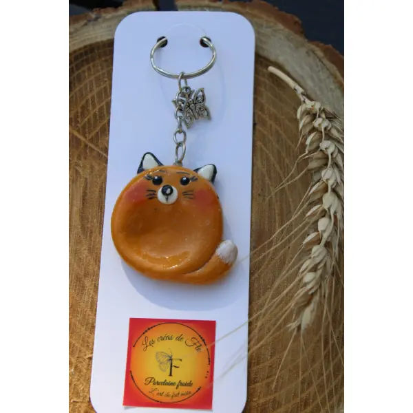 Worry stone porte clés