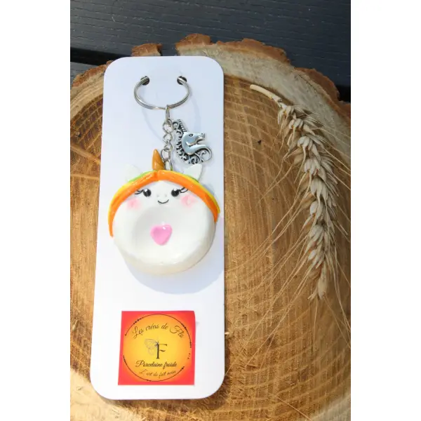 Worry stone porte clés