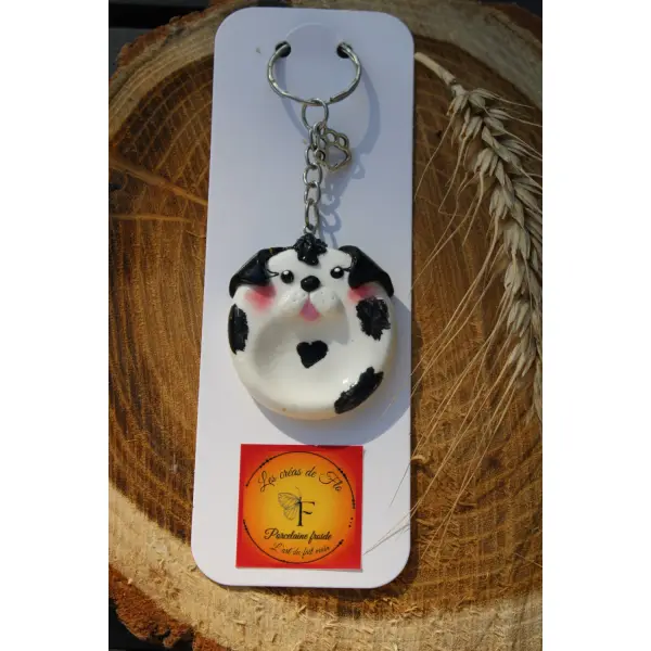 Worry stone porte clés