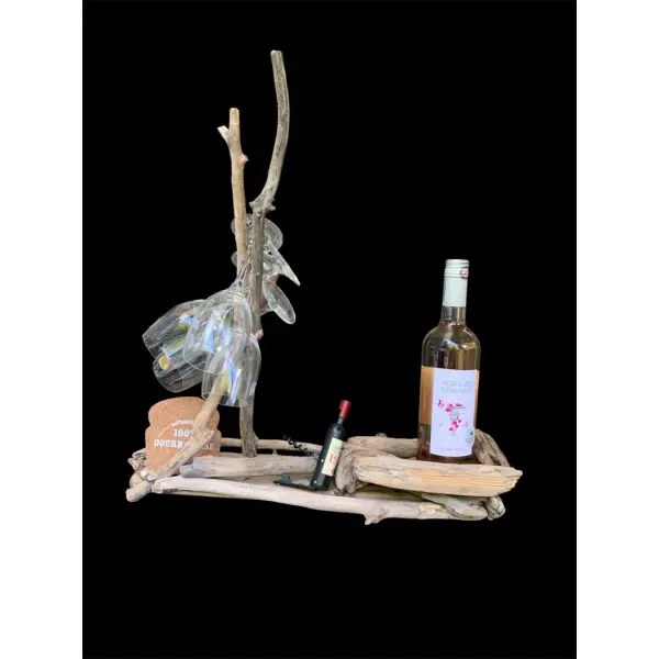 Plateau écolo en bois flotté pour un apéro entre amis