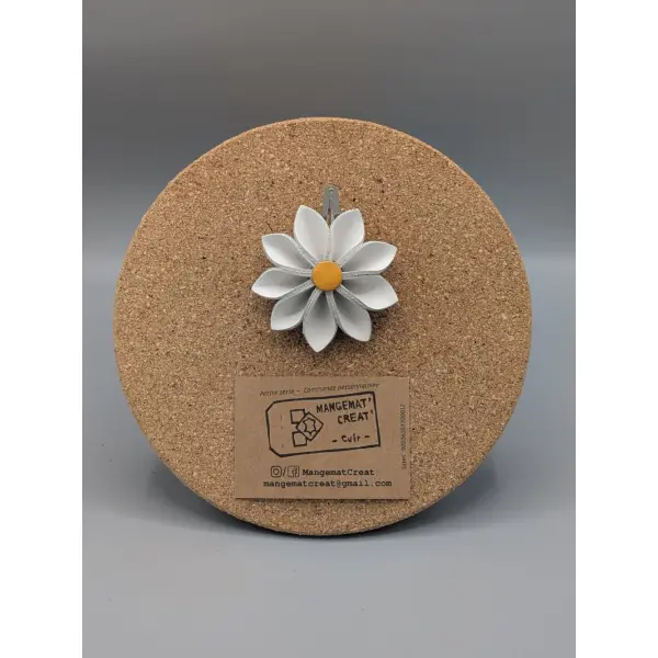Barrettes à cheveux marguerite