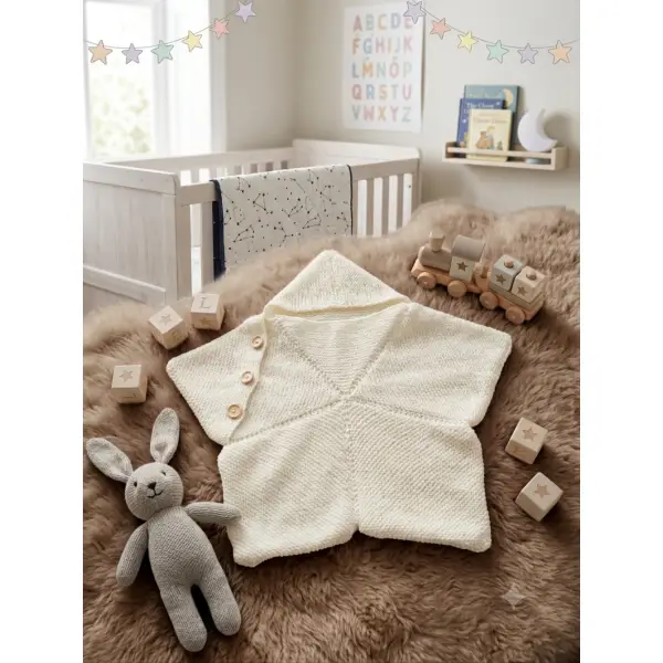 Cocon de naissance ou emmaillotage étoile