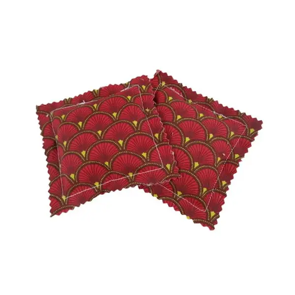 Chaufferettes / pocket bouillottes sèches éventails rouges et jaunes / bouillotte de poche