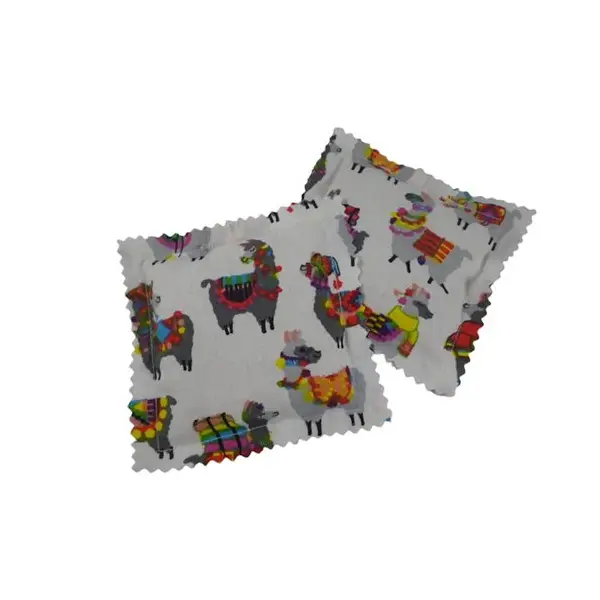 Chaufferettes / pocket bouillottes sèches lamas multicolores / bouillotte de poche