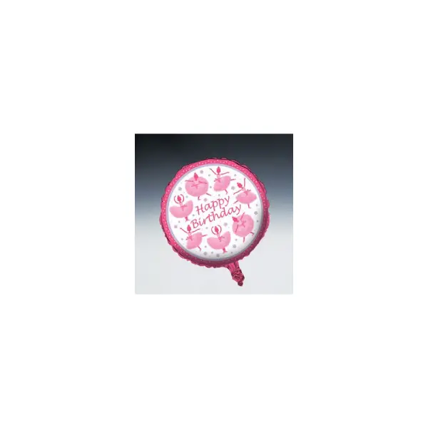Ballon Happy Birthday ballerine Anniversaire